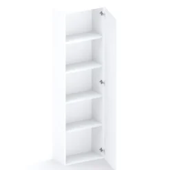 Parete attrezzata 246x186h cm soggiorno rovere chiaro bianco Sunset 1000