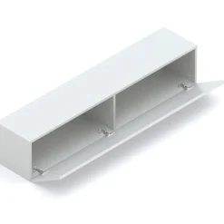 Parete attrezzata 246x186h cm soggiorno grigio chiaro Sunset 1000