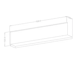 Parete attrezzata 219x205h cm soggiorno verde salvia rovere Megan Gihome®