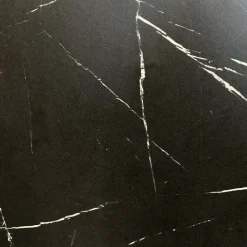 Parete attrezzata 160x148h cm sospesa cannettato, rovere, nero effetto marmo Kendo