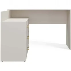 Scrivania angolare ufficio 120x120cm beige cashmere Genius