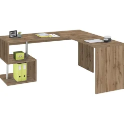 Scrivania angolare ufficio 180x60cm rovere ErgoDesk