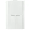 Scrivania a scomparsa 70x67cm angolare bianco lucido Pinko
