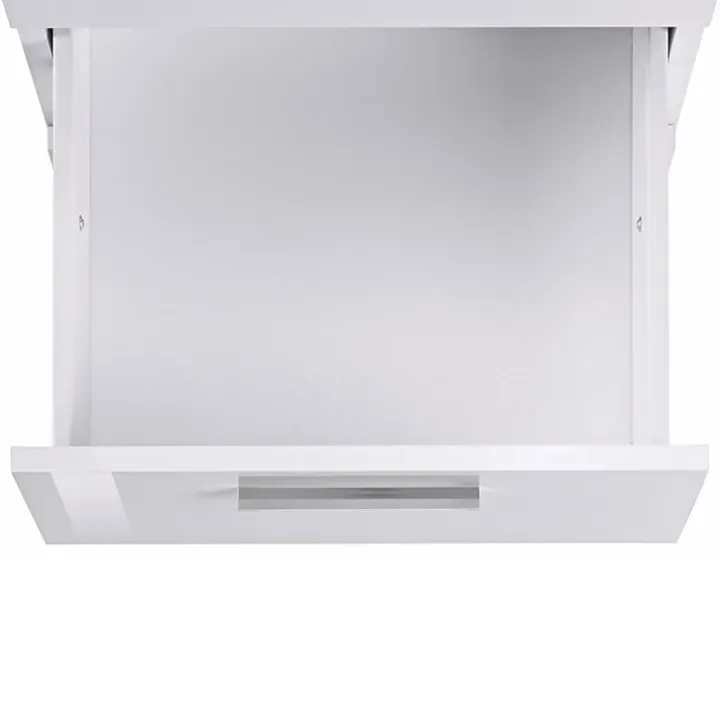 Scrivania ufficio angolare 180x160cm bianco lucido OfficeScape