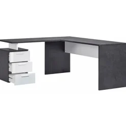Scrivania ufficio angolare 180x160cm antracite OfficeScape