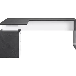 Scrivania ufficio angolare 180x160cm antracite OfficeScape