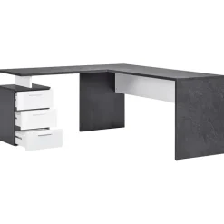 Scrivania ufficio angolare 180x160cm antracite OfficeScape