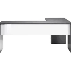 Scrivania ufficio angolare 180x160cm antracite OfficeScape