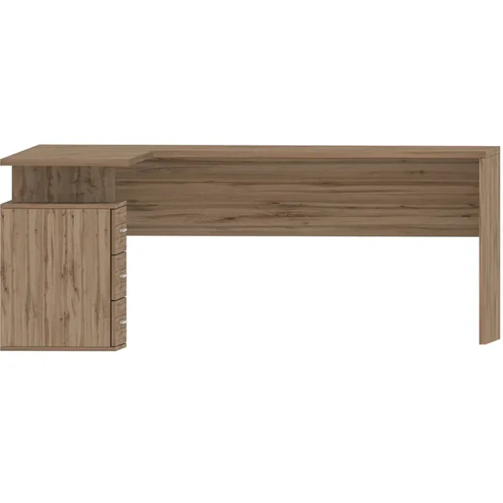 Scrivania ufficio angolare 180x160cm rovere OfficeScape