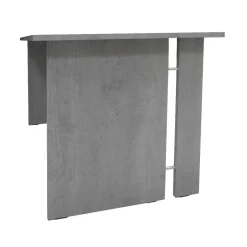 Scrivania ufficio moderna 150x78cm cemento Woody