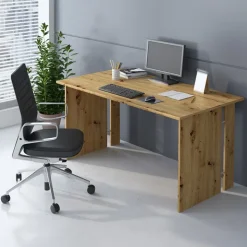 Scrivania ufficio moderna 150x78cm rovere Woody