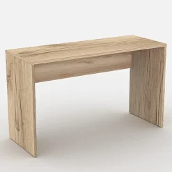 Scrivania ufficio moderna 130x50cm rovere Callum