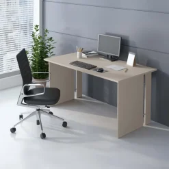 Scrivania ufficio moderna 150x78cm beige cashmere Woody