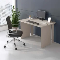 Scrivania ufficio moderna 120x78cm beige cashmere Woody