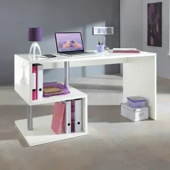 Scrivania ufficio 140x60cm bianco lucido ErgoDesk