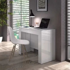 Scrivania ufficio 51/237x90cm bianco lucido Favolosa