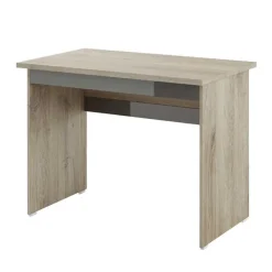 Scrivania ufficio 100x60cm moderna rovere antracite lucido Time R