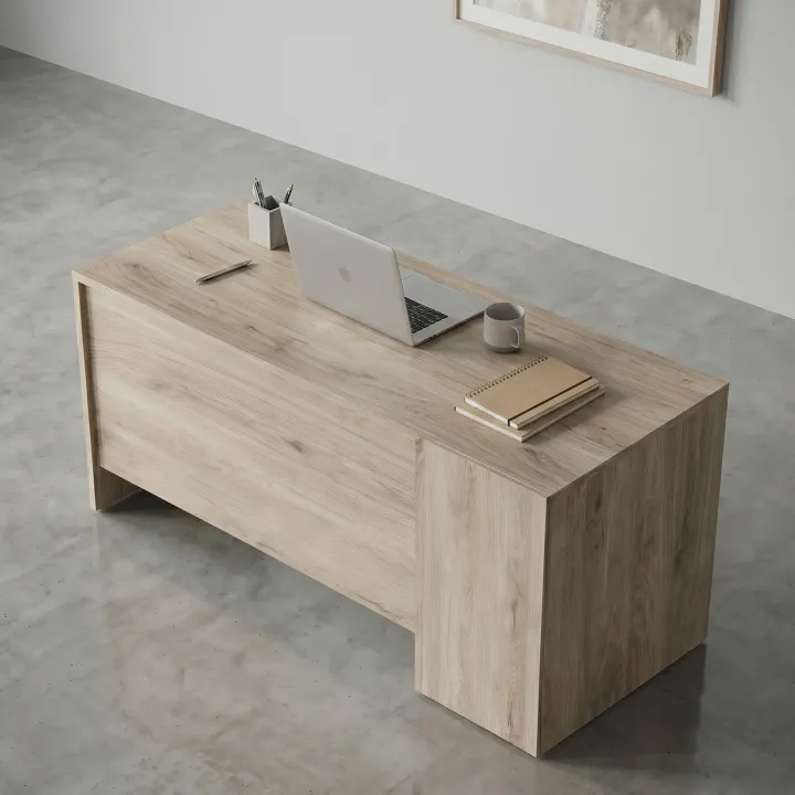 Scrivania ufficio 190x69cm moderna rovere Time X