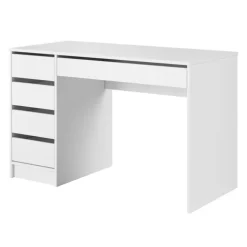 Scrivania 120x55cm moderna bianco opaco Eliana Gihome®