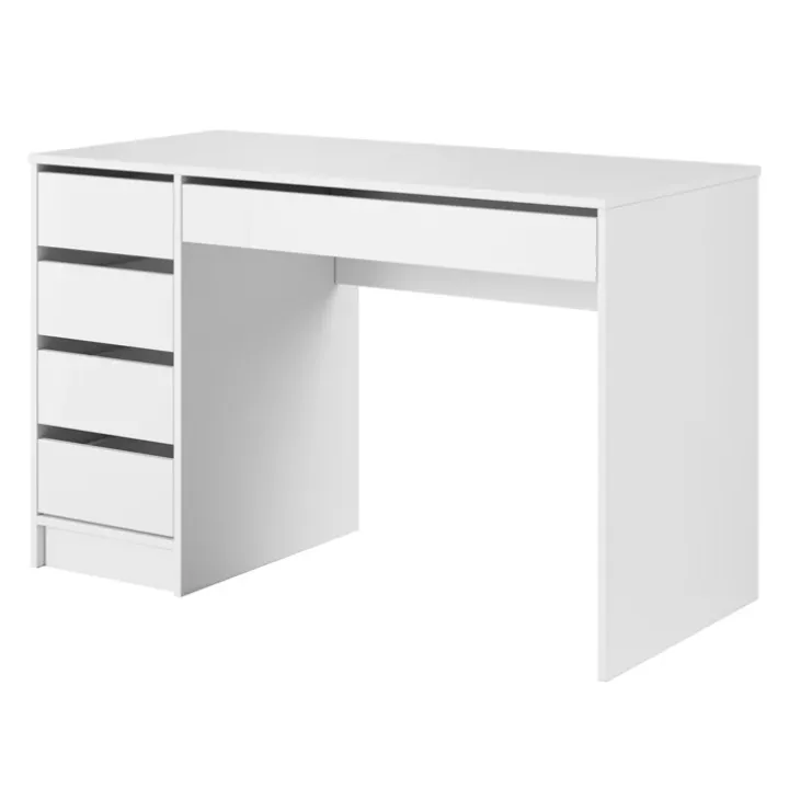 Scrivania 120x55cm moderna bianco opaco Eliana Gihome®