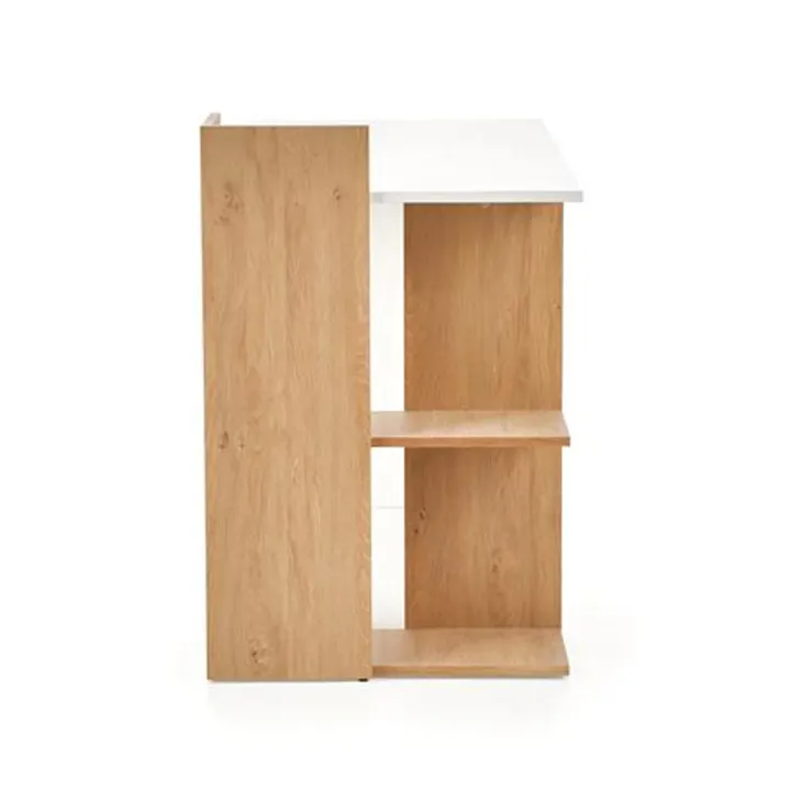 Scrivania 122x57cm ufficio moderna bianco rovere Lauren Gihome®