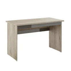 Scrivania 120x60cm ufficio moderna rovere antracite lucido Time N