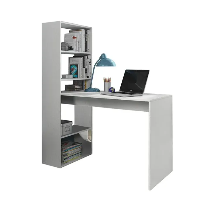 Scrivania 120x53cm ufficio salvaspazio moderna bianco opaco Jolie
