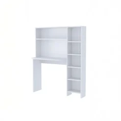 Scrivania 114x20cm ufficio salvaspazio bianco opaco Muguet