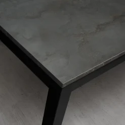 Tavolo allungabile 160/220cm acciaio ossido metallo Alanda