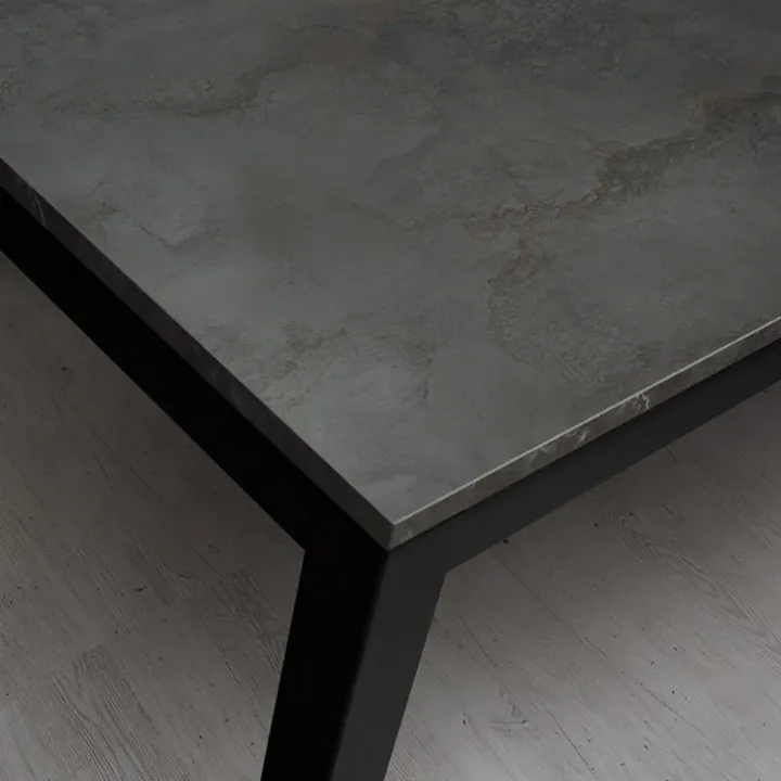 Tavolo allungabile 160/220cm acciaio ossido metallo Alanda