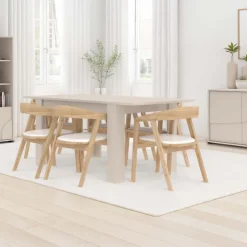 Tavolo allungabile 137/185 cm beige cashmere Sonia