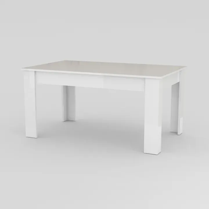 Tavolo allungabile 160-210cm bianco lucido Zenzero