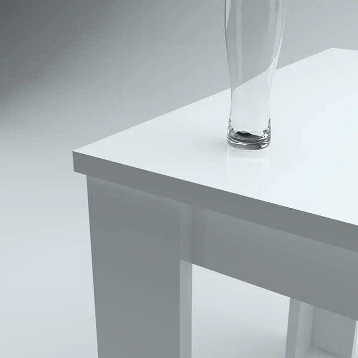 Tavolo allungabile 160-210cm bianco lucido Zenzero