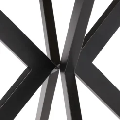 Tavolo allungabile 100/250cm da pranzo rovere dorato nero Agri