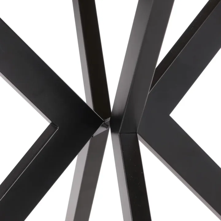 Tavolo allungabile 100/250cm da pranzo rovere dorato nero Agri