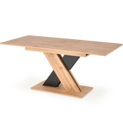 Tavolo allungabile 130/175cm da pranzo moderno rovere nero Brenta