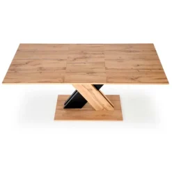 Tavolo allungabile 130/175cm da pranzo moderno rovere nero Brenta