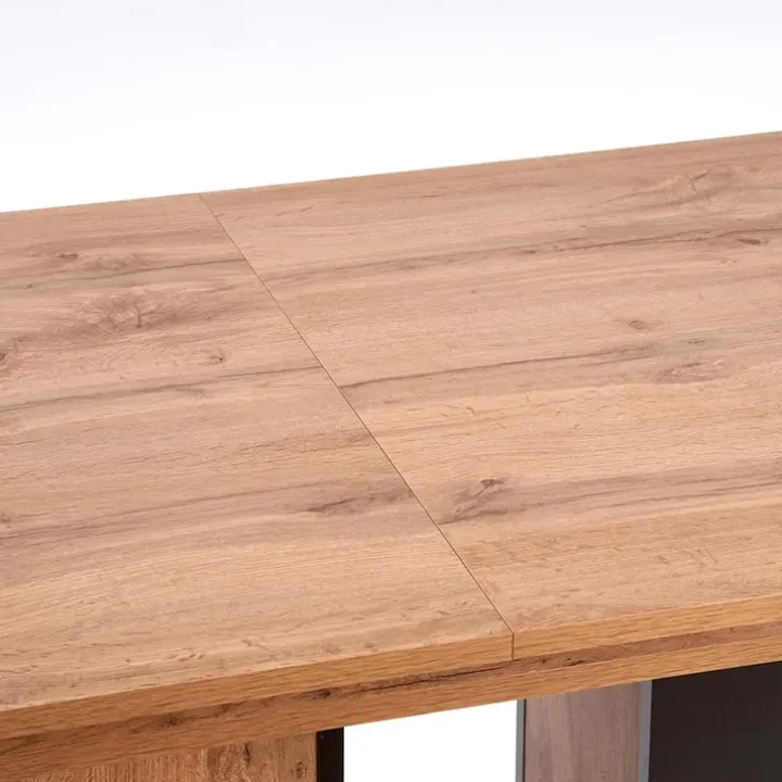 Tavolo allungabile 130/175cm da pranzo moderno rovere nero Brenta