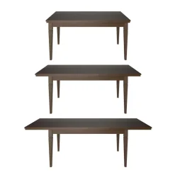 Tavolo allungabile 160/200/240cm da pranzo rovere scuro Texel
