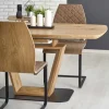 Tavolo allungabile 160/220cm da pranzo rovere dorato Peonia Gihome®