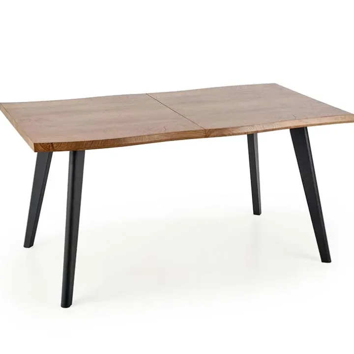 Tavolo allungabile 150/210cm industrial rovere naturale nero Locarno