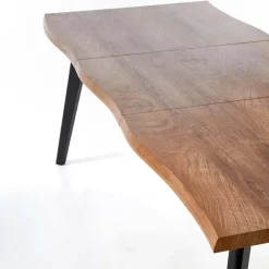 Tavolo allungabile 150/210cm industrial rovere naturale nero Locarno