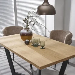 Tavolo allungabile 160/250cm industrial nero rovere Ridge