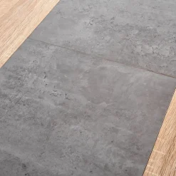 Tavolo allungabile 120/160 cm moderno rovere sonoma grigio nero Odran