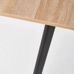 Tavolo allungabile 120/160 cm moderno rovere sonoma grigio nero Odran