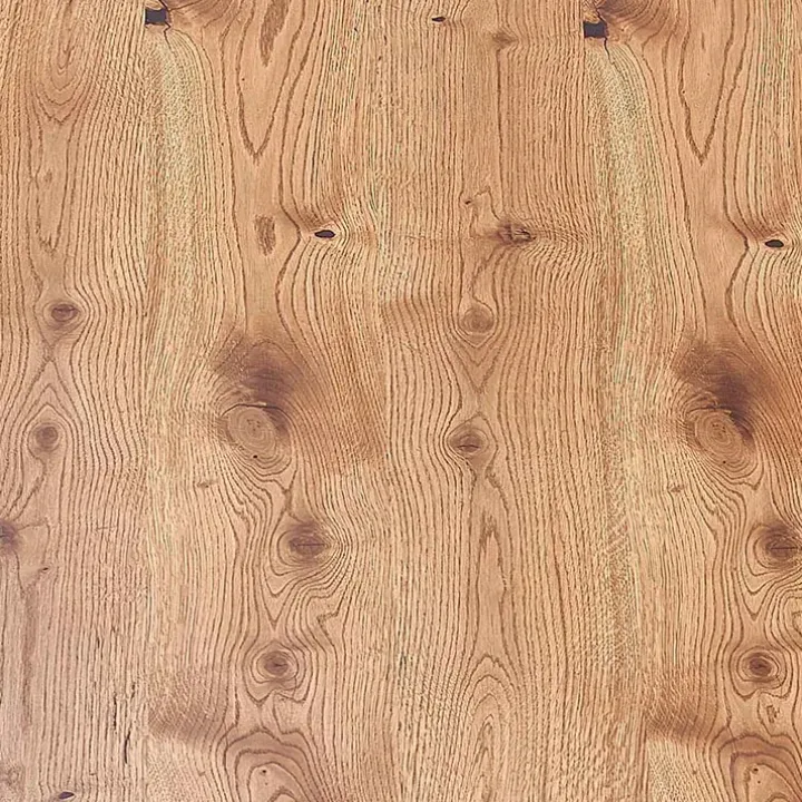 Tavolo allungabile 160/250cm moderno rovere nodato acciaio nero Briga