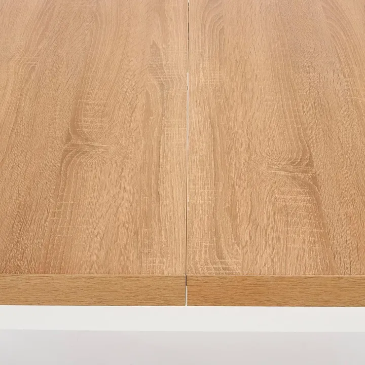 Tavolo allungabile 140/220cm rettangolare rovere nodato bianco Ace