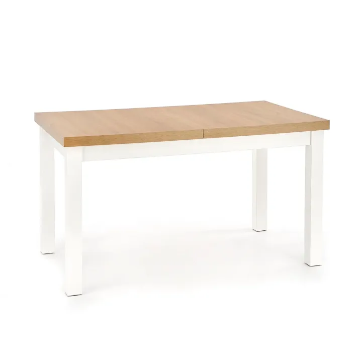 Tavolo allungabile 140/220cm rettangolare rovere nodato bianco Ace