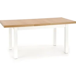 Tavolo allungabile 140/220cm rettangolare rovere nodato bianco Ace