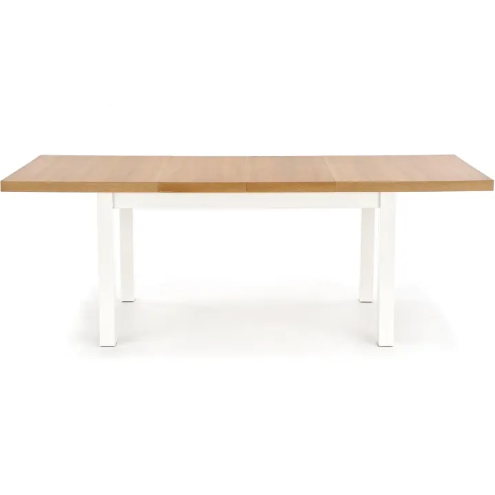 Tavolo allungabile 140/220cm rettangolare rovere nodato bianco Ace